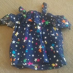 Blue star tank top